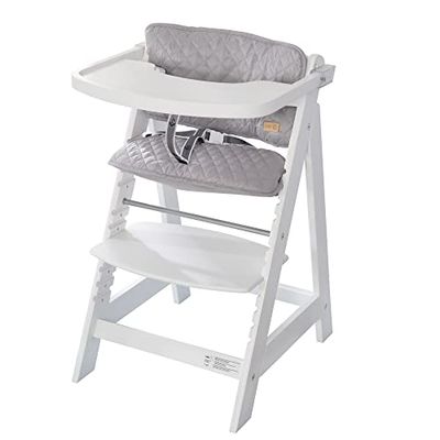 Roba Style - Silla alta con cojines de asiento Roba Style - Color blanco
