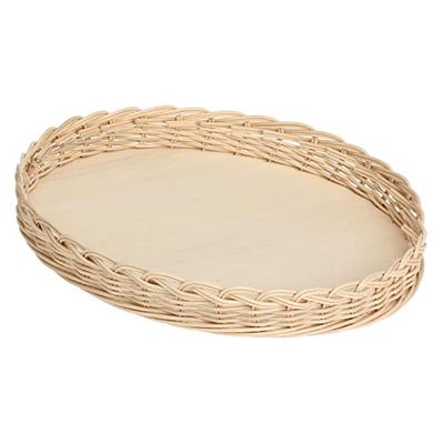 Porcellana Rieten voor Geribbelde Fruitplaat cm 32, Porselein, Meerkleurig, 0.1 x 0.1 x 0.1 cm