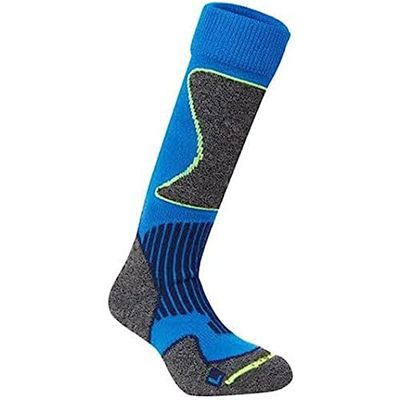 McKINLEY New Nils Calzini, Unisex - Bambini e ragazzi, Blu Royal/Verde Lime, 23-26