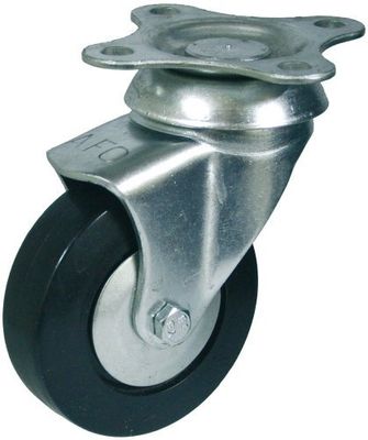 Afo 135/80 gg - Rueda diámetro 80 unic platina aro goma gris