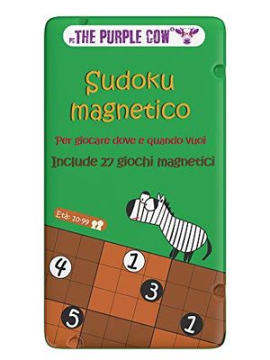 Purple Cow- Sudoku Magnetico Gioco, Colore Verde, 7290016026962