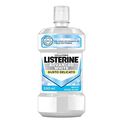 LISTERINE Colluttorio, Advance White, Gusto Delicato, 500ml