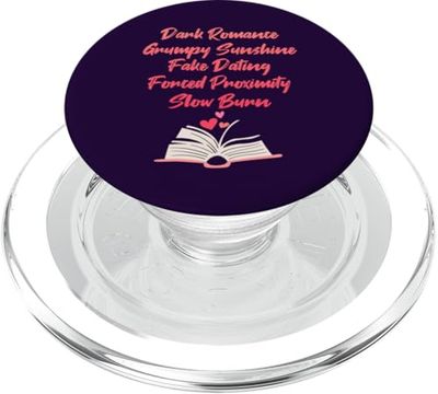 Bibliófilo Romance Libro Género Humor Tee PopSockets PopGrip para MagSafe