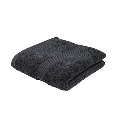 Today Serviette de Bain Coton 50X90 uni Essential Fusain