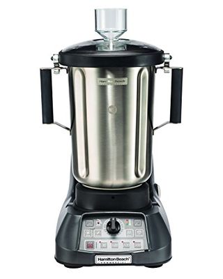 Blender alimentaire EXPEDITOR Hamilton Beach Commercial HBF1100S-CE, 3,5 CV, Blender alimentaire à vitesse variable, verrouillage de couvercle, récipient en acier inoxydable de 4 L