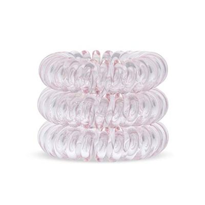 SpiraBobble rosa chiaro | Fasce per capelli da donna - Set di 9 elastici per capelli | Cravatta per capelli durevole | Anello a spirale per coda di cavallo