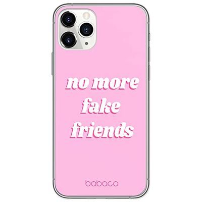ERT GROUP mobiltelefonfodral för Apple Iphone 11 PRO MAX originalt och officiellt licensierat Babaco mönster 90's Girl 005 Vit anpassad till formen på mobiltelefonen, fodral tillverkad av TPU-plast