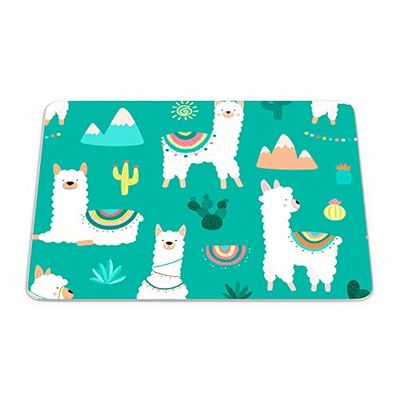 Bonamaison, Tapis de Souris Rectangle Imprimé Numériquement, Fond Antidérapant, pour Bureau et Maison, Taille: 22x18cm