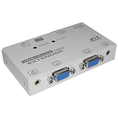 BeMatik - Rextron AV-extender 1 VGA-IN + 2 VGA-OUT + 1 RJ45-OUT (EVA-12L)