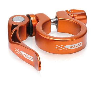 XLC 2502064016 Abrazadera para tija de sillín PC-L04, Unisex, Naranja-Naranja