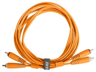 UDG Audio Kabelset RCA - RCA Oranje Recht 1,5m
