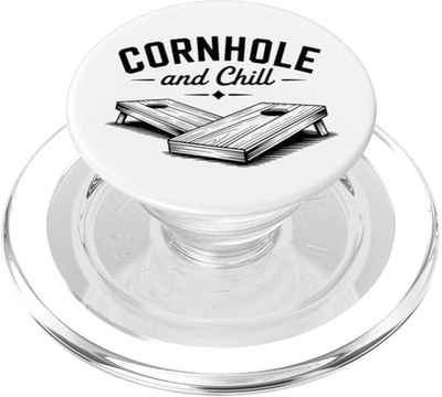 Divertente gioco di torneo di cornhole giocatore campione per uomini donne PopSockets PopGrip per MagSafe