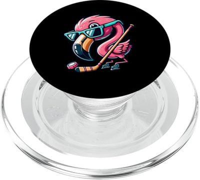 Flamenco Divertido Con Palo De Hockey PopSockets PopGrip para MagSafe
