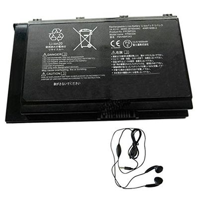 AMSB6| Amsahr FMVNBP243-03 Replacement Battery for FUJITSU FMVNBP243, FPCBP524, 41NR19/66-2, FPB0334, FMVNBP243 - Includes Stereo Earphone ()