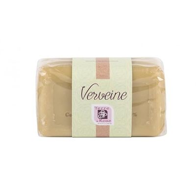 TERRE DE ROSE - Savon verveine 150g - produits artisanaux français - made in France - cosmétiques naturelles - 100% d'origine végétale - douceur et naturel