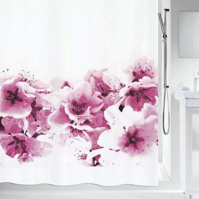 Spirella Rideau de Douche Polyester Amanda 180x200cm Rose