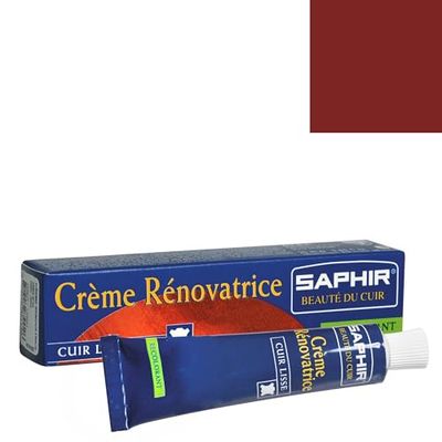 Saphir Rejuvenating Cream Polish Tube Cherry Red 25 ml