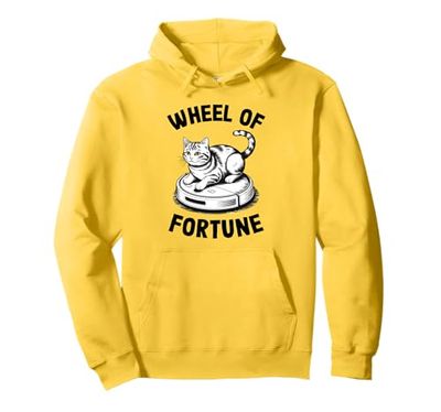 Wheel Of Fortune Robot Vacuum Cleaner Funny Cat Pullover Hoodie