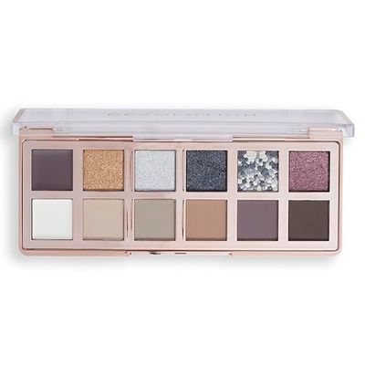 Makeup Revolution, The Smokey Icon Grunge Eyeshadow Palette, Cream, Matte & Shimmer Finishes, 12 Blendable Shades