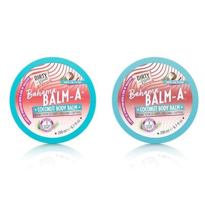 Dirty Works Tropic Like it's Hot Bahama Balm-a Coconut Body Balm 200ml (Pack of 2)