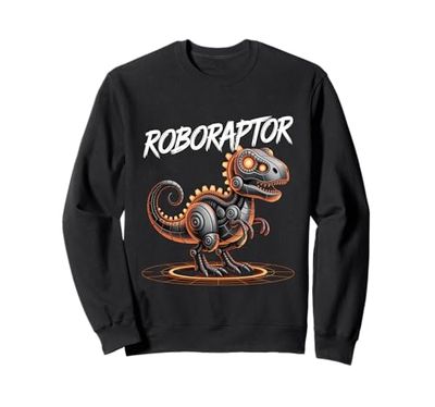 Robotic Dinosaur T-Rex Robotic Engineer Dino Funny Robot Sweatshirt