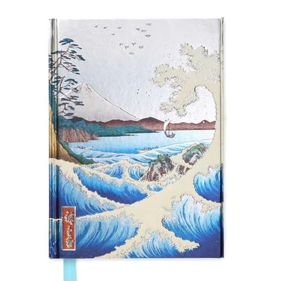 Cuatd Hiroshige Sea At Satta: 28 (Flame Tree Notebooks)