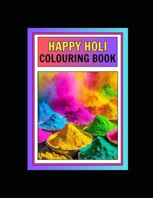 Happy Holi Colouring Book