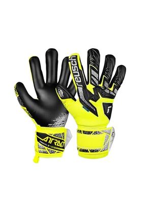 Reusch Attrakt Freegel Silver greppvänliga och ventilerande målvaktshandskar fotbollshandskar för vuxna för män och kvinnor lämpliga för alla väderförhållanden och spelfält