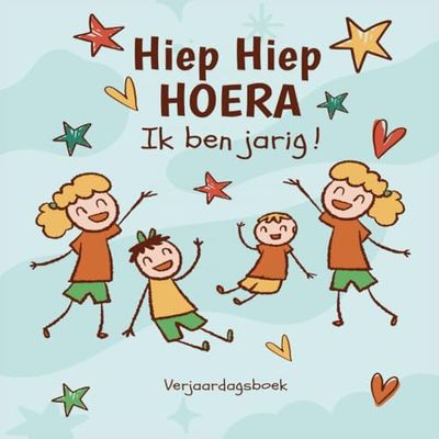 Hiep Hiep Hoera! Ik ben jarig! Verjaardagsboek voor meisjes: Dit invulboek is ontworpen om de verjaardagen van vrienden en familie te vieren en te herinneren ( 21,5 x 21,5 cm 120 pagina's)