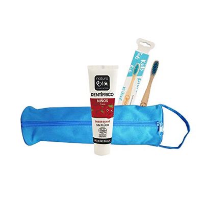 Naturabio ÉTUCHE BUCAL ENFANTS BLEU