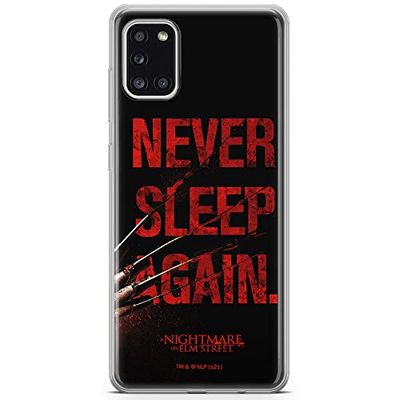 ERT GROUP mobiltelefonfodral för Samsung A31 originalt och officiellt licensierat Horror mönster Nightmare of Elm Street 003 anpassad till formen på mobiltelefonen, fodral tillverkad av TPU-plast