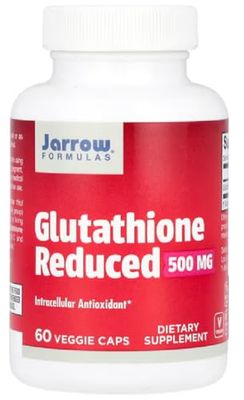 Jarrow Formulas - Glutathione Reduced | 500 mg to Support detoxification - 60 Capsules