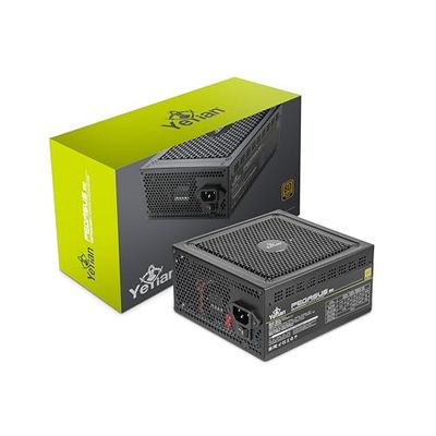 YEYIAN Pegasus 850W 80+ Gold Modular PC Power Supply | PCI-E generation 5 | ATX 12V version 3.0 | 80+ guld | Platta kablar | 140mm fläkt | RTX 4070 Ti / 4080/4090 speldator