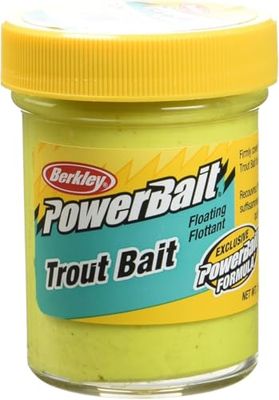 Berkley Powerbait, Atraente de pesca, 1 x 50 g, amarelo (Sunshineyellow)