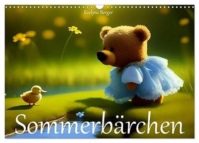 Sommerbärchen (Wandkalender 2026 DIN A3 quer), CALVENDO Monatskalender: Ein Sommer mit den kleinen Bärchen in niedlichen Bildern liebevoll gestaltet.