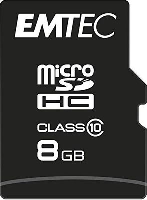 Emtec ECMSDM8GHC10CG MicroSDHC 8GB Class10 Classic