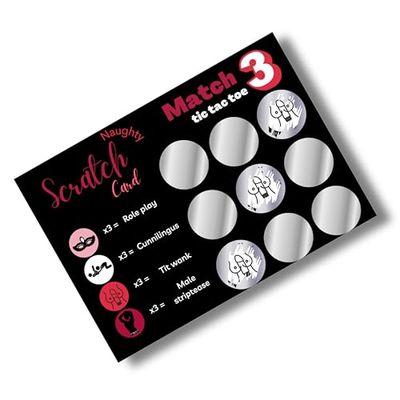 Gratta e vinci erotico per adulti. Regalo sexy. Regalo erotico per fidanzato o marito. Regalo per qualsiasi occasione speciale. Regalo birichino per le coppie. (Tit work)