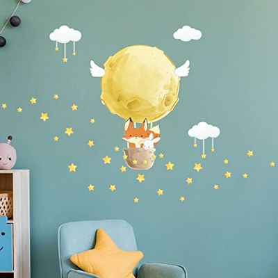 Pegatinas de pared para niños, decoración de habitación infantil, 40 x 30 cm