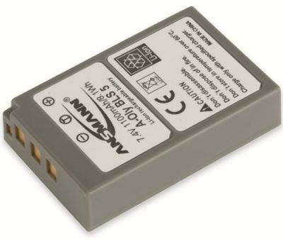 ANSMANN 1400-0015 A-Oly Bls5 Batteria Li-Ion Digicam 7,4V/1100Mah per Fotocamere Digitali Olympus