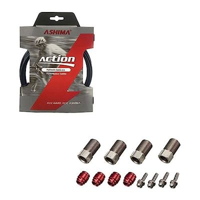ASHIMA 4712831676304 Tube+Connectors KIT SRAM 5x2,1mm and Length: 3mt in Unisex-Adult, Black, Taille Unique