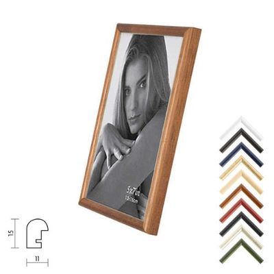 Effect Cadre Photo Profil 694876 wandrahmen 15 x 20 cm en Bois, Argent