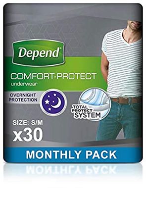 Depend, Calças para homem, S/M