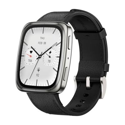 AMAZFIT Active 2 Reloj Inteligente Hombre y Mujer, Smartwatch con Pantalla AMOLED 1.75", Mapas Offline, GPS, Batería 10 Días, 160+ Modos Deportivos, Monitor de Ritmo Cardíaco y Sueño para iOS Android
