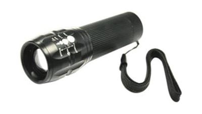 Torcia in alluminio 3W con zoom, perfetta per campeggio e attività all'aperto. Leggero e resistente, la messa a fuoco regolabile illumina ogni angolo in modo efficace. Ideale da indossare.