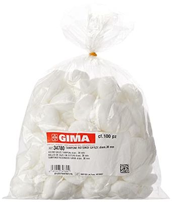 GiMa 34780 Gaze rund 30 mm diameter 100 st.