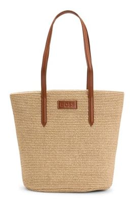 BOSS Palmah Tote B, Sac à main Femme, NATURAL, One Size