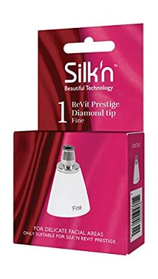 Silk'n Punta per Trattamento ReVit Prestige - Fine - Esfoliazione Delicata delle Zone Difficili da Raggiungere - Bianco - 1 Pezzo