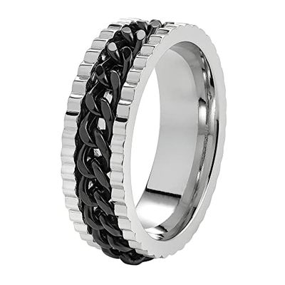 Zippo – Ketten Ring - Edelstahlring, mit Gliederkette, in verschiedenen Größen, in hochwertiger Geschenkbox