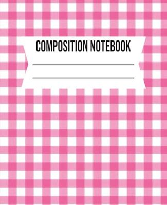 COMPOSITION NOTEBOOK: Vintage Inspired – 7.5 x 9.25 in | Aesthetic Lined Notebook for School, Writing and Everyday Notes