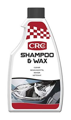 CRC 33032-AD - SHAMPOO & WAX: Champú de alto brillo para carrocerías 500 ml